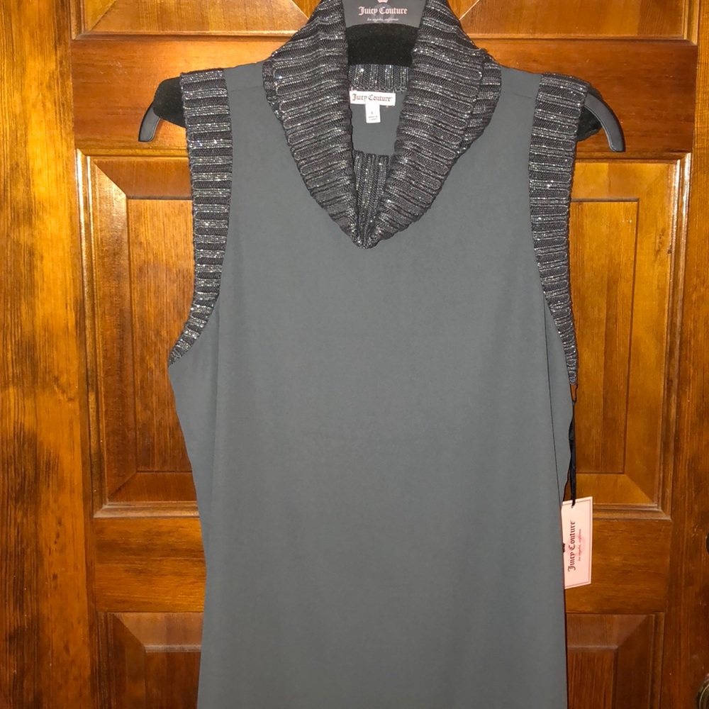 Juicy Couture ~ sleeveless sweater blouse.
